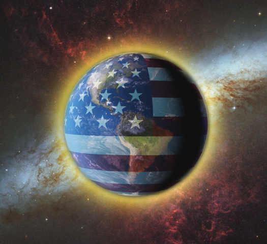 Photo illustrating the influence of the United States in the world