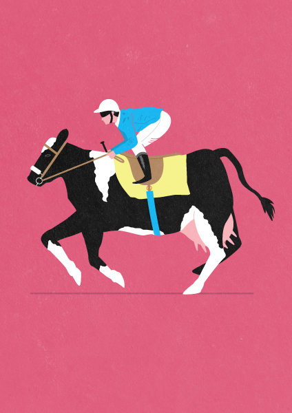 Cow-jockey