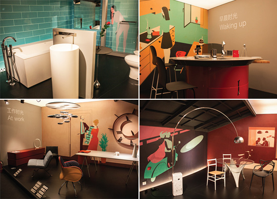 ABOVE: Artwork created for Design Time, the main exhibition at the 2012 Beijing Design Fair