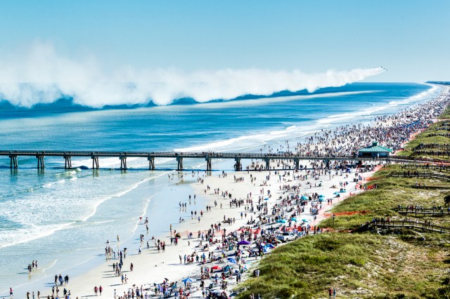 The Blue Angels in Jacksonville Beach
