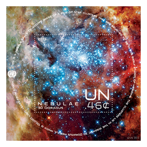 UNPA Space Souvenir Sheets 2013 New York