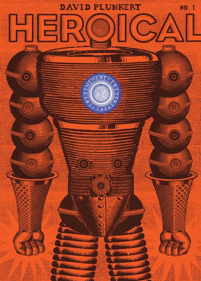 "Heroical" Cover Illustration by David Plunkert