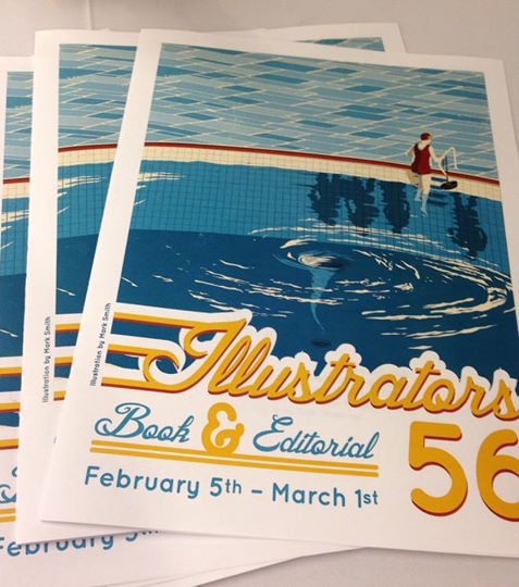Society of Illustrators Book & Editorial 56 Program Cover Illustrated by Mark Smith