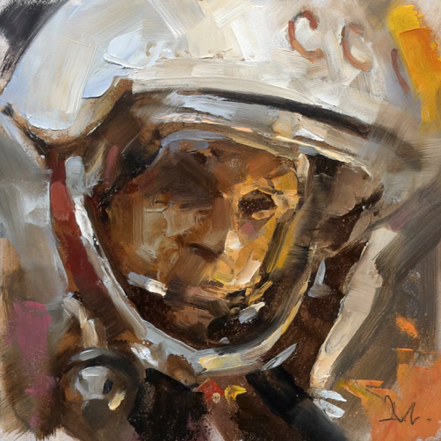 "Helmets", Gallery Series; Art Directed and Illustrated by Gregory Manchess