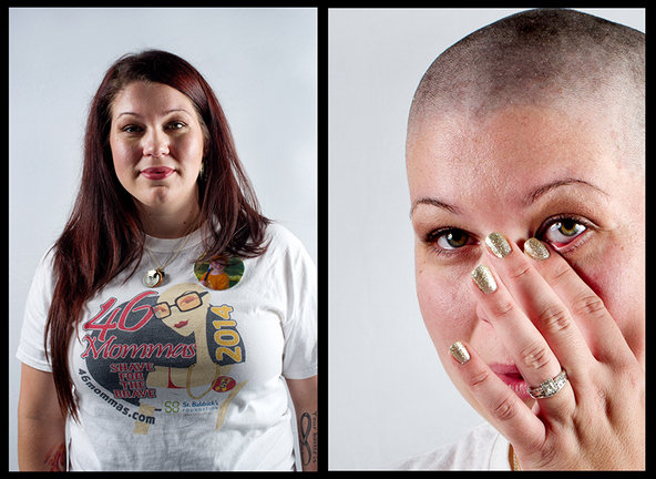 Allison Smith, shaving for Jackson. ©Ali Smith