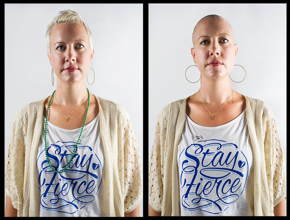 Audra Wilford, shaving for Max. ©Ali Smith